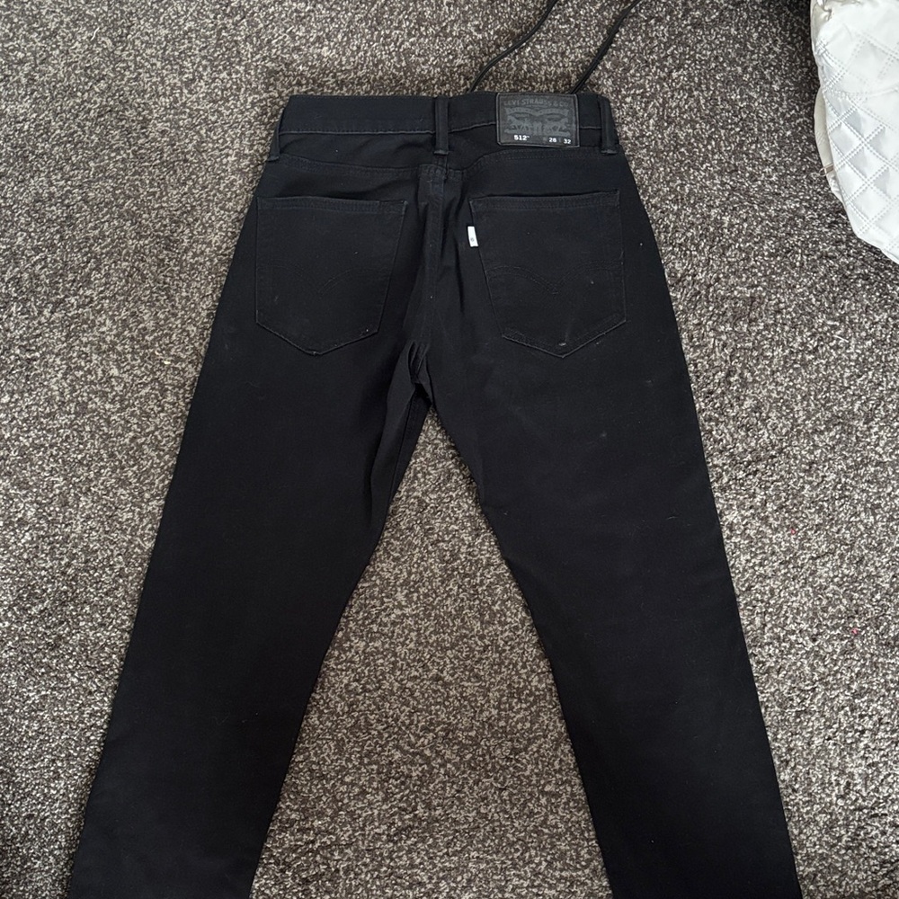 Levi's Ladies Slim Black Jeans